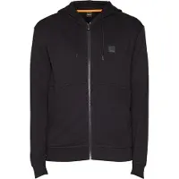 BOSS per uomo. 50508578 Felpa nera con zip (S), Nero, Casual, Cotone