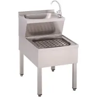 Kbs Lavabo/lavabo di servizio con miscelatore 500x600x850 mm