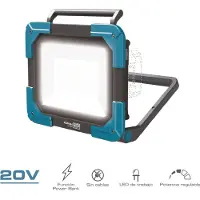 Koma Tools Faretto Da Lavoro Led E Caricabatterie Senza Batteria 20v