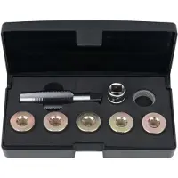 Ks Tools Kit di riparazione tappo di scarico olio filettato 150.4935 360g