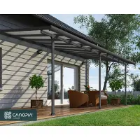 Palram Tettoia per terrazza Feria 3 x 6,1 m grigio/trasparente