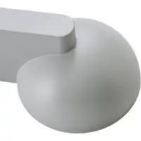 LUCANDE Applicazione da esterno LED Velira, grigio chiaro, metallo, IP54