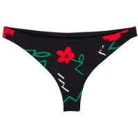 Quiksilver Women's Viacha Bottom Parte inferiore bikini Donna (XS, nero)