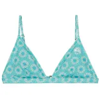 Quiksilver Women's Champion Sound Top Parte superiore bikini Donna (XL, turchese)