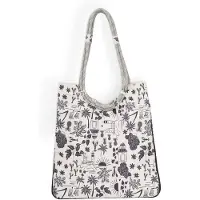 KAVU Barter Bag Borsa a tracolla grigio/bianco
