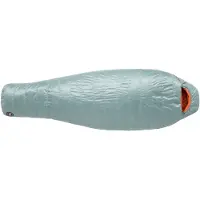 Big Agnes Women's Greystone 30 Sacco a pelo in piuma Donna (Long - Bodysize: 183 cm, blu/ nasturtium)