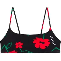 Quiksilver Women's Viacha Top Parte superiore bikini Donna (XS, nero)