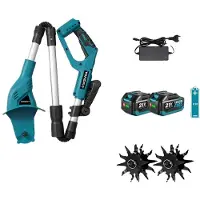 OEM Motocoltivatore, modello senza fili, struttura leggera, set di 2 batterie da 3,0 Ah