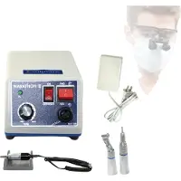 OEM Micromotore per lucidatura, 65 W, 0-35.000 giri/min, 220 V, cavo di alimentazione da 1,4 m, cavo per pedale da 1,5 m