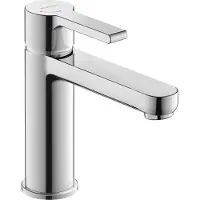 Duravit B.2 Mitigeur monocommandé pour lavabo M, FreshStart, Minusflow, saillie 139mm, sans garniture d'écoulement, chrome brillant, B21023002010, B21023002010