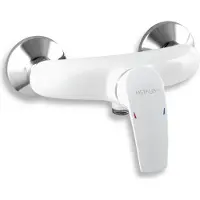 Novaservis Miscelatore a leva per doccia Metalia 57 bianco cromo 57060/1,1
