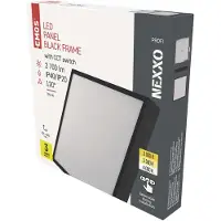 Emos Pannello LED nero con cornice sottile quadrato 300 x 300 mm 28,5W CCT Premium ZM6353