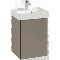 Villeroy & Boch Collaro armoire sous lavabo, 1 porte butée à gauche, 410x546x344mm, C00500VN, C00500VN