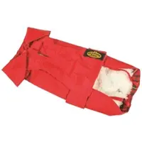 Fashion Dog Cappotto per cani con fodera in Pelliccia sintetica - Rosso - 30 cm