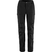 Fjall Raven - Pantaloni di escursionismo - Abisko Hybrid Trail Trousers W Black per Donne - Taglia XS/S - Nero