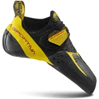 La Sportiva Solution Comp Scarpette da arrampicata Uomo (44,5, giallo/nero)