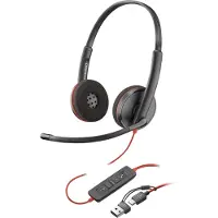 Poly Cuffie Voip Blackwire 3220