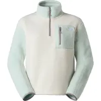 The North Face Women's Yumiori 1/4 Zip Pullover in pile Donna (L, grigio)