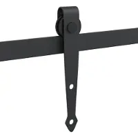 vidaXL Set di accessori per porte scorrevoli mini per armadi 122 cm Acciaio al carbonio