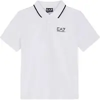 Emporio Armani per ragazzo. 7B000023_AF12901 Polo 7B000023 bianca (6Años= 118cm), Bianco, Casual, Cotone, Manica corta, moda per bambini
