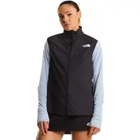 The North Face Women's Fontanales Wind Vest Gilet a vento Donna (XS, nero/grigio)
