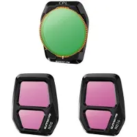 Sunnylife Filtro Lente Regolabile A3s-fi925cpl Cpl+nd8+nd16 Per Air 3s 3 Pezzi