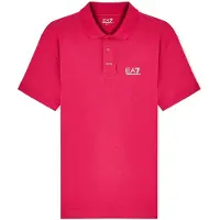 EA7 per uomo. 8NPF14_PJVQZ Polo Core Identity rosa (S), Casual, Sportivo, Cotone, Manica corta