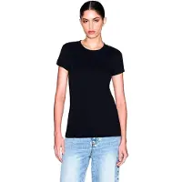 Armani Exchange per donna. XW002293AF17173UC001 T-shirt nera slim fit (XS), Nero, Casual, Cotone, Manica corta