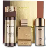 Al Haramain Amber Oud Gold Edition Extreme 75 ml + 30 ml + 250 ml — Set Profumato