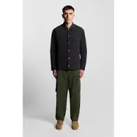 Lyle & Scott Crinkle Nylon Overshirt Black Ice Taglia: S | Camicie Casual Outlet | Uomo | Nero