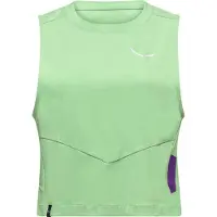 Salewa Women's Pedroc Dry Light Tank Canotta Donna (40, verde)