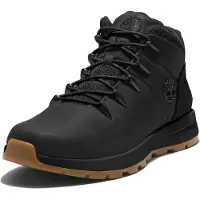Timberland per uomo. TB0A2PB40151 Stivali Sprint Trekker Mid in pelle nera (42), Nero, Basso, Stringhe, Casual, Sportivo, Outdoor