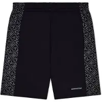 Emporio Armani per ragazzo. 7B000281_AF13512 Bermuda neri regolari (14 años= 164/166 cm), Nero, Casual, Cotone, moda per bambini