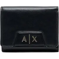 Armani Exchange per donna. XW001595AF19892UC001 Mini portafoglio nero (OSFA), Casual, Classico, Poliestere