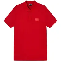 Emporio Armani per uomo. 7M001360_AF13862 Polo Lux Identity rosso (L), Casual, Lino, Manica corta