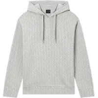 Armani Exchange per uomo. XM001225AF11847M8315 Felpa grigia stampata (XL), Casual, Grigio, Cotone