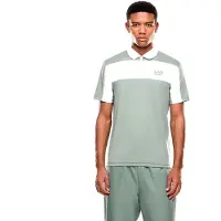 Emporio Armani per uomo. 7M001528_AF22175 Corona d'alloro Polo Tennis Pro (3XL), Blu, Casual, Poliestere, Manica corta