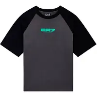 EA7 per ragazzo. 7B000287_AF13244 Maglietta grigia Graphic Series Boy (16Años= 168cm), Nero, Sportivo, Cotone, Manica corta, moda per bambin
