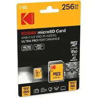 Kodak Scheda Di Memoria Msd 256gb Uhs-ii U3 V60 Pro +adapt