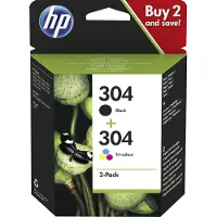 HP Cartuccia stampante 304 (3JB05AE) - Nero + 3 colori Multipack