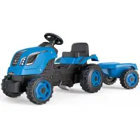 Smoby Trattore Agricolo Xl Con Rimorchio