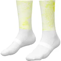 ALÉ 21cm Aero Socks Calze da ciclismo (40-43 - M, bianco)