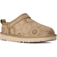 Ugg per donna. 1178192 Stivaletti classici in pelle marrone chiaro con cuciture a micro-sole (41), Basso, Nessuno, Casual