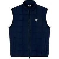EA7 per uomo. 7M001512_AF21509 Gilet Premium Shield M blu navy (XXL), Bianco, Casual, Poliestere, Senza maniche / cinghie