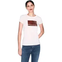 Armani Exchange per donna. 8NYTDLYJ73ZU4104 Maglietta rosa casual premium (XL), Cotone, Manica corta