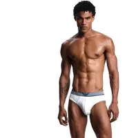 Emporio Armani per uomo. EM000233_AF18895 Slip elasticizzati in piquet bianco (M), Homewear, Modal