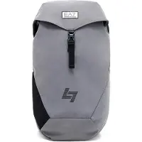 EA7 unisex. 7X000295_AF23187 Zaino grigio con tasche laterali (OSFA), Casual, Poliestere