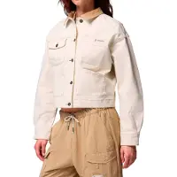 Columbia - Giacca 3 in 1 in cotone - Acker Rock Twill Interchange Jacket Chalk Beach per Donne in Cotone - Taglia S - Beige