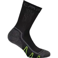 CMP Trekking Sock Poly Mid Calze da trekking (36-38, nero)