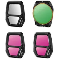 Sunnylife Set Di 4 Filtri Per Obiettivo A3s-fi928 Per Air 3s